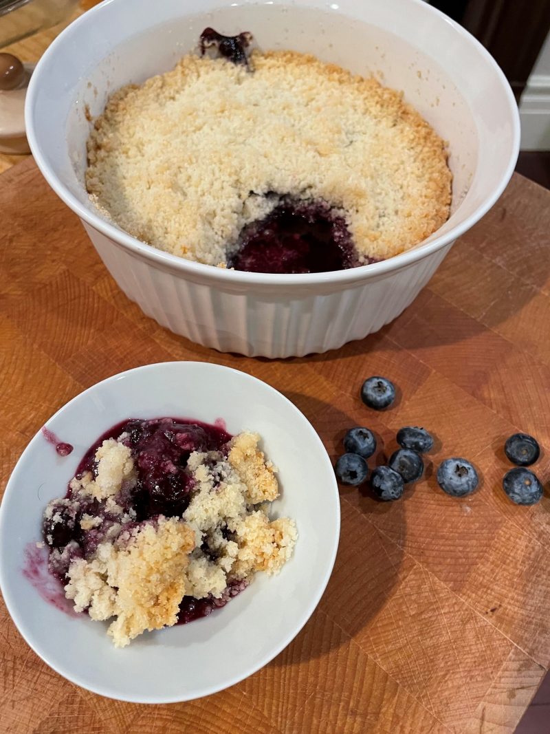 blueberry crisp